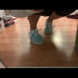 Cute light blue vans